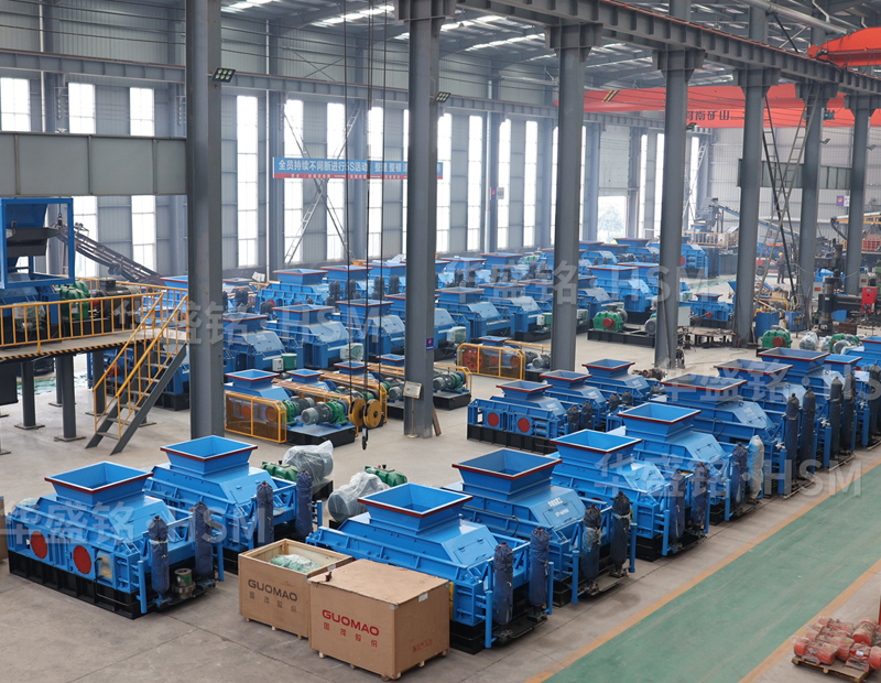 選擇良好高產對輥制砂機，鵝卵石破碎不成問題